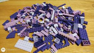 ■【PR510】レゴ　パーツ　紫系　ブリック/プレートセット