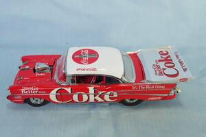 1/24ダンバリーミント 1957 Chevy Bel Air ベルエアー Pro Stock Comp　Coca-Cola　箱なし中古品