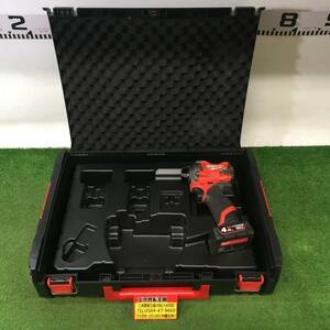 【中古美品】Milwaukee(ミルウォーキー) 12V 3/8インチ339Nmインパクトレンチ M12 FIW38-0C0 JP / 12V4.0AhバッテリーM12B4 / ITNIP2AWLVD7