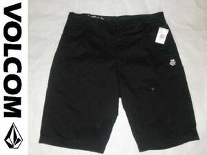 ◆USA購入ボルコム【VOLCOM】ClassicFit ハーフP W30インチBLK◆