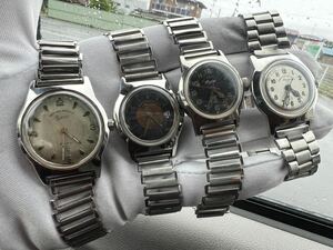 4本 WEST END WATCH Co ミリタリー アンティーク ビンテージ可動品 腕時計 .W..