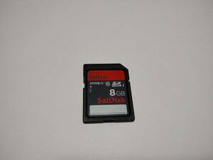 8GB　SanDisk Ultra　SDHCカード　フォーマット済み SDカード　メモリーカード