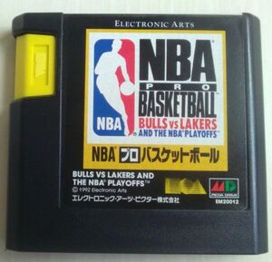 【匿名発送・追跡番号あり】 NBA プロバスケットボール BULLS vs LAKERS　メガドライブ