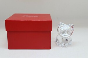 バカラ Baccarat　ミニマルズ　MINIMALS クリスタル　フィギュア　キャット　ネコ　猫　置物