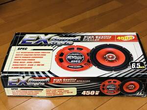 ★未使用★EX sound style　2WAY　COAXIAL speaker MAX450W 6.5inch★2WAY　コアキシャルスピーカー　6.5インチ　LT-213★