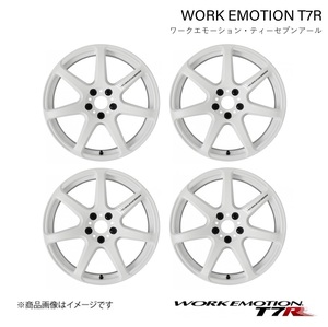 WORK EMOTION T7R スズキ ソリオ 5AA-MA37S 1ピース ホイール 4本 1台分【15×5J 4-100 INSET45 ホワイト】