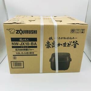 ZOJIRUDHI 象印 圧力IH炊飯ジャー 豪炎かまど釜 1.0L 5.5合炊き ZW-JX10-BA ブラック 新品 日本製