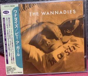 貴重新品未開封CD!!THE WANNADIES ザ・ワナダイズ『be a girl ビーアガール』スウェディッシュポップ　国内盤　歌詞対訳付き