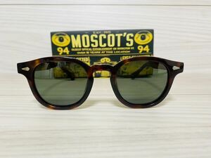 ★MOSCOT★モスコット★レムトッシュ★LEMTOSH★伊達眼鏡 サングラス 鼈甲柄 未使用 美品