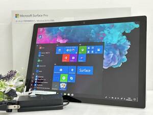 【良品 12.3インチ】Microsoft Surface Pro 6 model:1796『Core i5(8350U) 1.7Ghz/RAM:8GB/SSD:256GB』Wi-Fi Win10 動作品