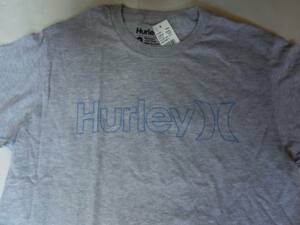 ◇USA購入 ハーレー【Hurley】PREMIUM FIT ロゴＴ US M 杢GRAY◇