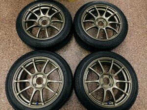 ★ ADVAN アドバンレーシング RZ 16インチ 7J+48 4H 100 185/55R16 4本 アクア ヤリス フィット ロードスター スイフト アルミ タイヤ