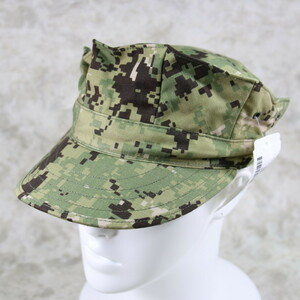 【アメリカ海軍】NWU TypeⅢ "AOR2" CAP（八角帽）サイズ：7 3/4《軍放出品　未使用品》
