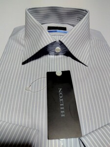 新品 Desingned Ring Jacket HILTON リングヂャケット ワイシャツ（日本製生地を使用）SUPER EASY IRON（形状安定性能）37-80 37-82