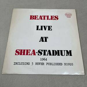 【ペラジャケ】BEATLES LIVE AT SHEA STADIUM IN 1964 ビートルズ / LP レコード / OG802 OF-730 / 洋楽ロック /