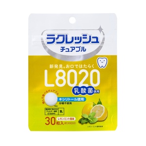 ラクレッシュチュアブルレモンミント30粒 × 6点