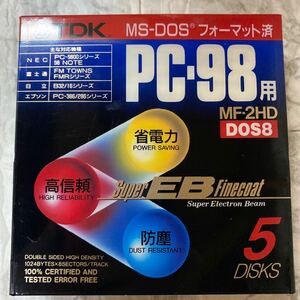 TDK フロッピーディスク MF-2HD PC-98用 DOS8 年代物