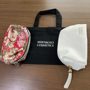 メイクポーチ2点＆トートバッグ　非売品　MIKIMOTO