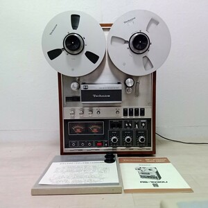 【動作確認済み】★Technics★テクニクス★オープンリールデッキ★RS-1030U★取扱説明書、配線図、テープ、リールクランパー付き★レトロ