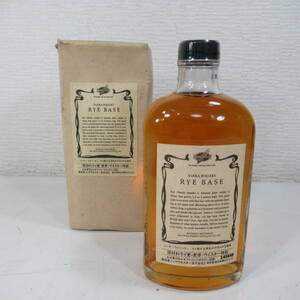 【愛知県限定・未開栓保管品】0814K NIKKA WHISKY RYE BASE ニッカ ウイスキー ライベース 未開封 古酒 500ml 43%