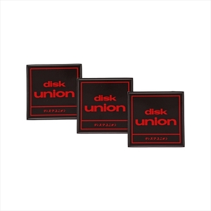 ディスクユニオン 四角ロゴ 48mmサイズステッカー(3枚入)/ diskunion / ディスクユニオン DISK UNION