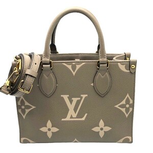 ルイ・ヴィトン LOUIS VUITTON オンザゴーPM M45779 トゥルトレール モノグラム/アンプラント ハンドバッグ レディース 中古