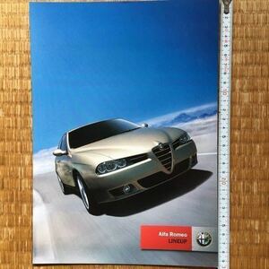 カタログ アルファロメオ ALFA ROMEO 東京モーターショー 2003年10月 2P 8C Competizione 156 GTA スポーツワゴン GTV スパイダー 166 GT