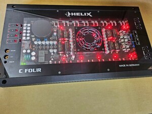 中古美品！超高音質HELIX4chアンプC-FOUR！150W×4 AB級　使用時間少！ヘリックスCFOUR