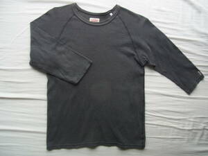 HOLLYWOOD RANCH MARKET ハリウッドランチマーケット 　ストレッチコットン素材　七分袖Tシャツ　 サイズ 3/L 日本製　グレー
