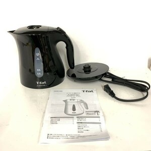 T-fal Justine + ティファール 電気ケトル ジャスティン プラス + ブラック 黒 1.2L 取扱説明書 キッチン 食卓