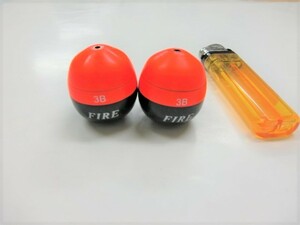 新品 円錐ウキ FIRE 3B 2個セット