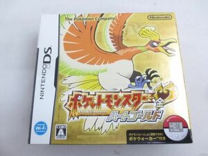 【同梱可】中古品 ゲーム ニンテンドーDS ソフト ポケットモンスター ハートゴールド ポケウォーカー付き