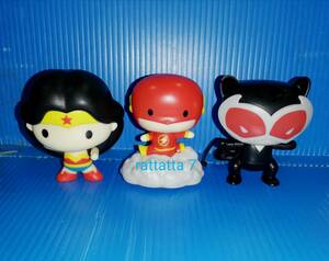 BURGER KING☆Justice League Kids Meal Figures☆バーガーキング☆ジャスティスリーグ☆ワンダーウーマン☆フラッシュ☆キャットウーマン