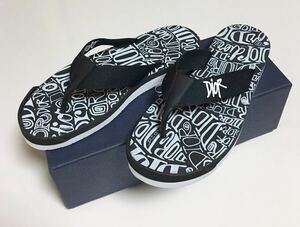 Dior x Stussy コラボ サンダル 新品 43 BLACK ディオール ショーン ステューシー カナージュ ビーチ Shawn Beach Sandal ブラック 黒