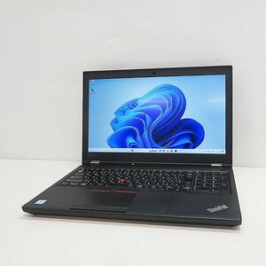 ▽Lenovo ThinkPad P53【Core i7-9850H 2.6GHz/メモリ16GB/SSD512GB (NVMe) /Quadro T2000/Win11-Pro/AC付属】
