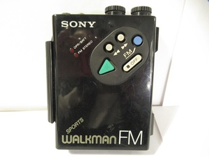 〓1円～可動品 SONY ソニーSPORTS WALRKMAN FM スポーツカセットウォークマン WM-F5 ステレオカセットプレーヤー 80年代 昭和家電 ラジオ 