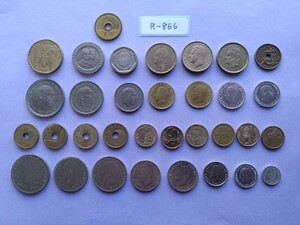 外国コイン　スペイン　(Rー８６６)　スペインの硬貨　おまとめ　古銭を含む３２枚