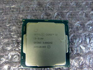 ◎CPU Intel Core i3-8100 3.60GHz SR3N5 動作未確認　中古品◎クリックポスト発送◎