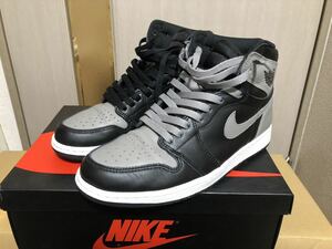 NIKE AIR JORDAN 1 RETRO HIGH OG SHADOW ナイキ ジョーダン 1 シャドウ 2018 26 cm 555088-013 黒タグ