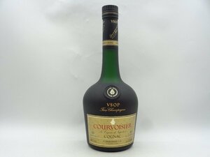 COURVOISIER VSOP クルボアジェ VSOP コニャック ブランデー グリーンボトル 1000ml 未開封 古酒 X259087