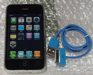 iPhone3G　16Gホワイト　バッテリー稼働希少実働品　モバイルバッテリー付属　ライトニングケーブルあり