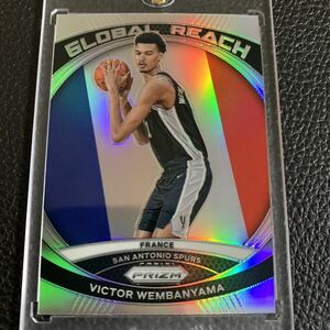 Victor Wembanyama RC 2023-24 Panini Prizm Global Reach Silver Prizm ビクター・ウェンバンヤマ ルーキー NBA