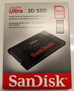 SANDISK 3D SSD SDSSDH3-500G-G26 新品未開封　#141