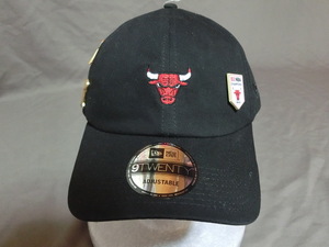 超激レア 【NEWERA】9TWENTY NBA【Chicago Bulls】 【6 x NBA CHAMPION】【6 x Championship Trophy】PINバッチ付しロゴ刺繍入りキャップ