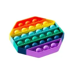 知育玩具 モンテッソーリ プッシュポップバブ 八角形