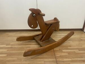 ドイツJanoschik 木製　木馬　乗用玩具　テデ　tede