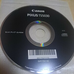 ジャンク品　Canon　キャノン　PIXUS TS5030 セットアップ CD-ROM ディスクのみ　