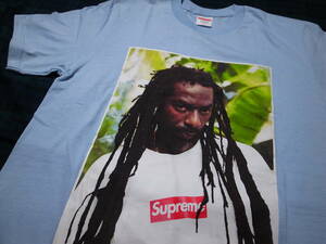 激レア・稀少★SUPREME シュプリーム★2019SS Buju Banton フォト Tシャツ★ライトブルー★S