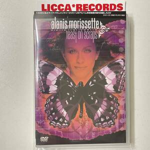 DVD＋BONUS CD ALANIS MORISSETTE Feast On Scraps (Tall Case) JP 2002 WARNER WPBR-90154〜5 w/OBI BOOKLET LICCA*RECORDS 507 入手困難