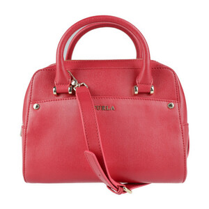 超美品 Furla フルラ マーゴット BMAGBHL5B30SK1 ハンドバッグ レザー ルビー レッド系 ゴールド金具 2WAY ショル【本物保証】